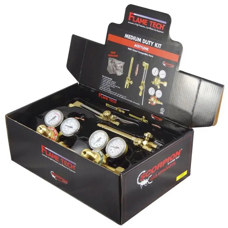 Flame Tech Victor Style Acetylene Contractor Kit - Ftvhd-A1 1