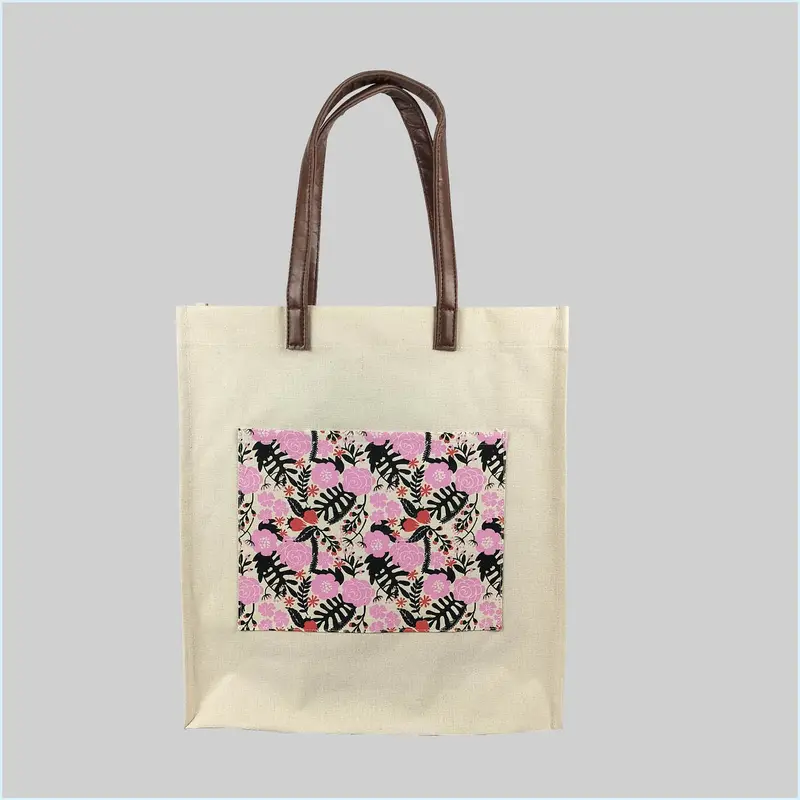 Floral Cotton Shopping Bag 1
