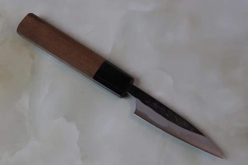 Fu-Rin-Ka-Zan Aogami Super Kurouchi Series Fab-1Pw Wa Paring 85Mm (3.3 Inch, Octagon Shaped Walnut-Wood Handle) 1