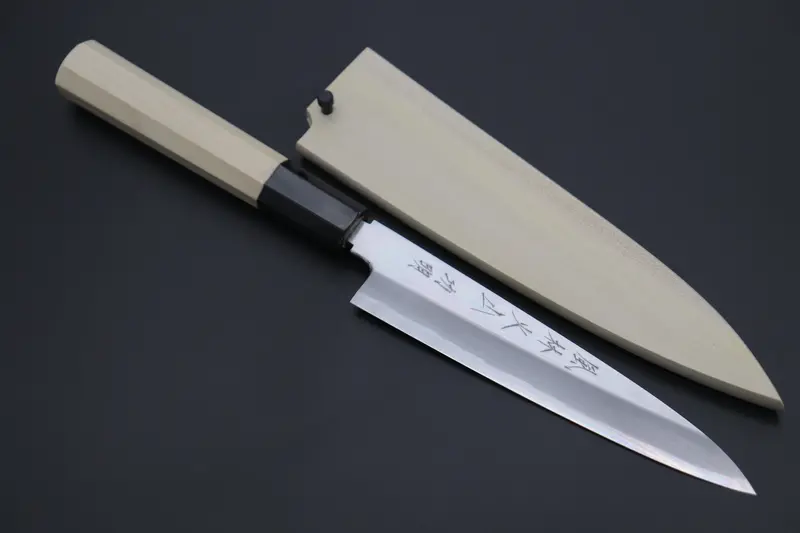 Fu-Rin-Ka-Zan Hon Kasumi Series Blue Steel No.2 Wa Petty ( 2 Sizes, Wa Petty 150Mm Or Wa Petty 180Mm, Single Bevel Edge) 1