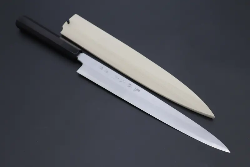 Fu-Rin-Ka-Zan Limited, Hon Kasumi White Steel No.1 Yanagiba (270Mm Or 300Mm, Octagonal Ebonywood Handle) 1