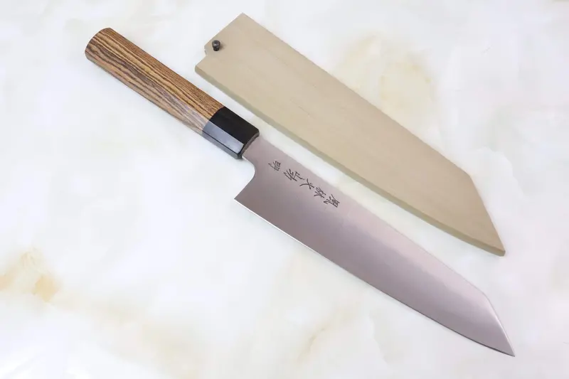Fu-Rin-Ka-Zan Zdp-189 Wa Series Kiritsuke (210Mm To 270Mm, 3 Sizes, Octagon Shaped Bocote Wooden Handle) 1
