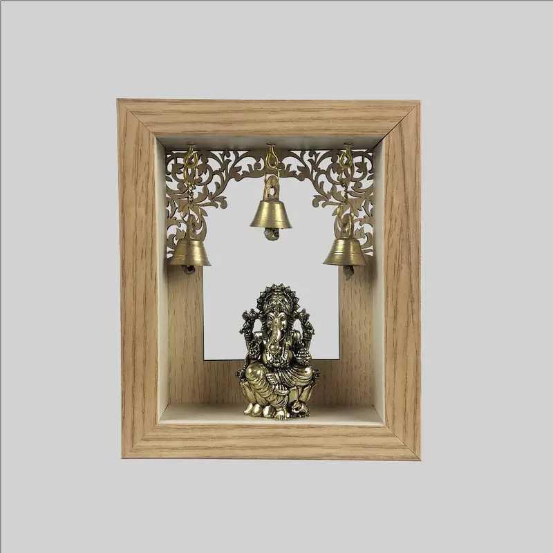 Ganesha Temple Frame 6.5 In X 5.5 In 1