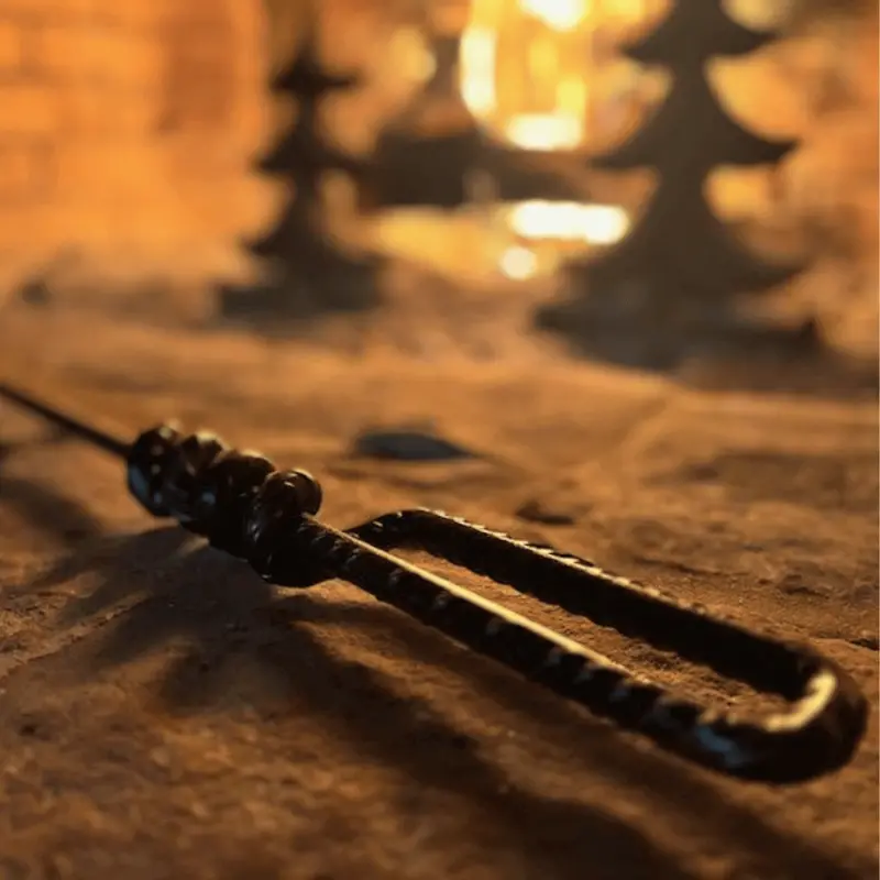 Hand Twisted Fire Poker - 100% Usa Made 1