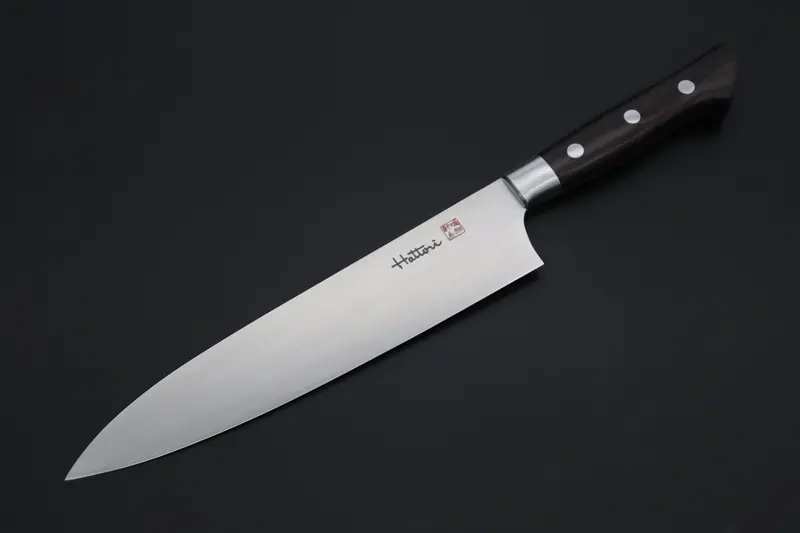 Hattori Forums Fh "Noah" Series Fhn-6A Gyuto 210Mm (8.2 Inch, African Blackwood Handle) 1