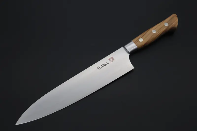 Hattori Forums Fh "Noah" Series Fhn-6O Gyuto 210Mm (8.2 Inch, Olive Wood Handle) 1