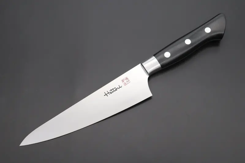 Hattori Forums Fh Solid Vg-10 Series Fh-5L Boning Knife 160Mm (6.2Inch, Black Linen Micarta Handle) 1