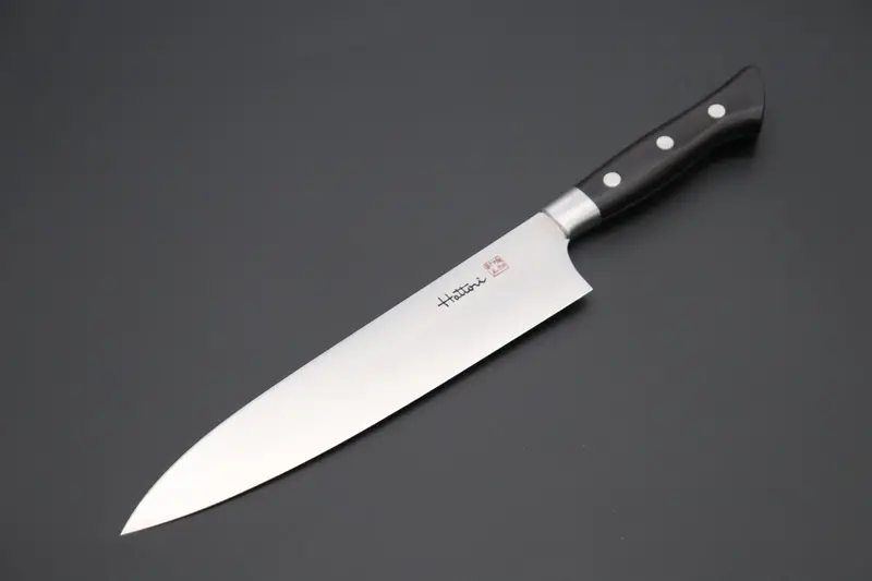 Hattori Forums Fh Solid Vg-10 Series Fh-7A Gyuto 240Mm (9.4 Inch, African Blackwood Handle) 1
