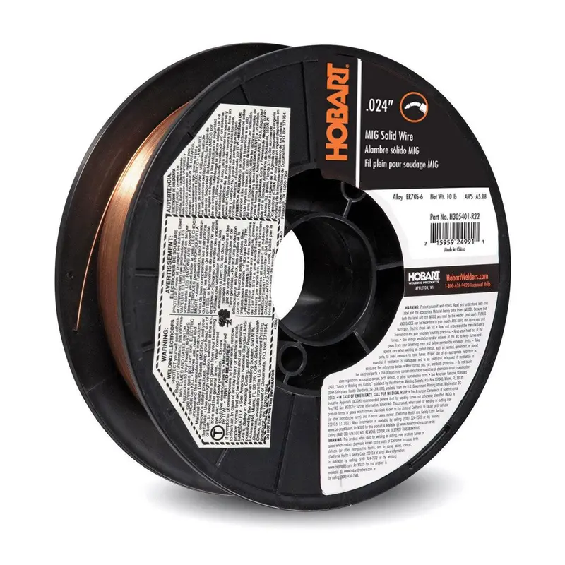 Hobart 024" Er70s-6 Hb-28 Copper Coated Weld Wire 10# - S305401-022 1