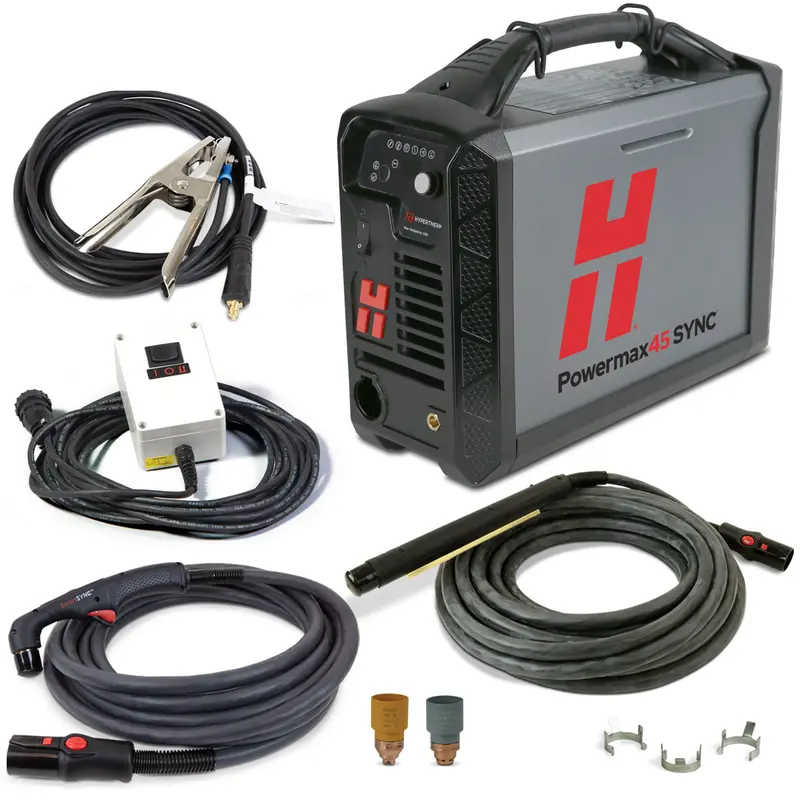 Hypertherm Powermax 45 Sync 25' Mt & Ht W/ Cpc & Remote - 088583 1