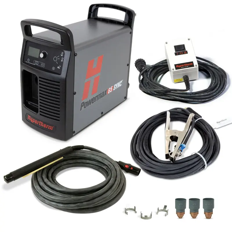 Hypertherm Powermax 65 Sync W/ Cpc, 50' Machine Torch & Remote - 083361 1