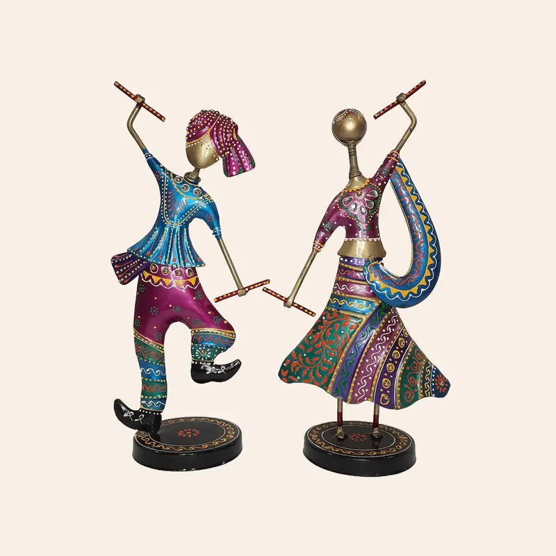 Iron Doll Music Dandiya 12 In (Set Of 2) 1