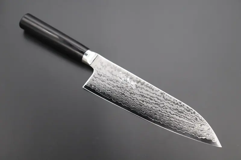 Jck Natures "Sea Of Clouds Series" Vg-10 Damascus Sc-2 Santoku 180Mm (7 Inch) 1