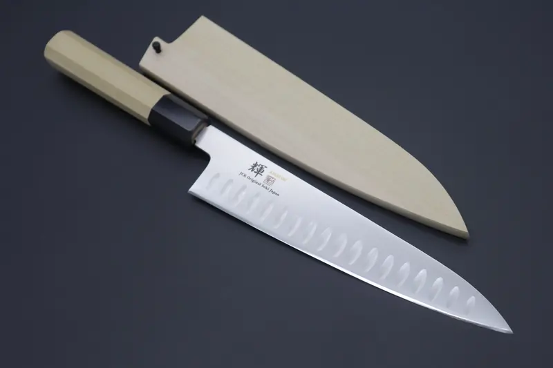 Jck Original Kagayaki Basic Wa Series Vg-10 Wa Gyuto With Dimples (210Mm And 270Mm, 3 Sizes) 1