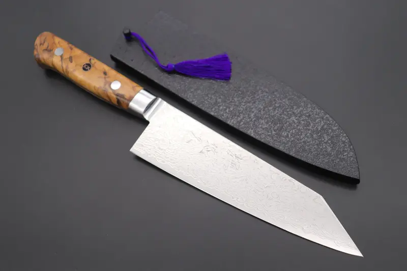 Jck Original Kagayaki Grand Canyon R-2 White & Silver Damascus Series Gcyu-28 Bunka | Kiritsuke 175Mm (6.8 Inch) 1