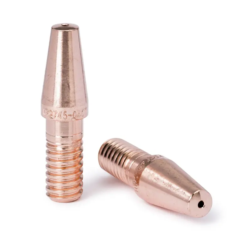 Lincoln Copper Plus Contact Tip - 550A, Aluminum, Tapered, 10/Pack Kp2745 1