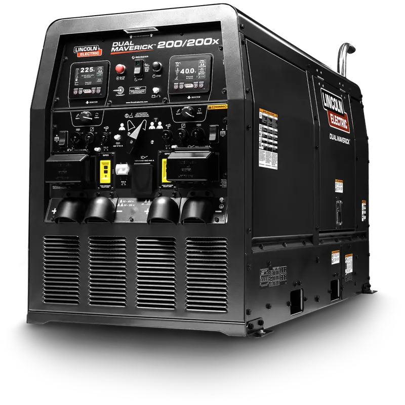 Lincoln Dual Maverick 200/200X Welder / Generator - K4382-2 1