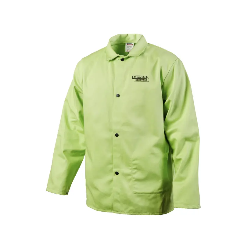 Lincoln Hi-Vis 9 Oz Fr Welding Jacket 1