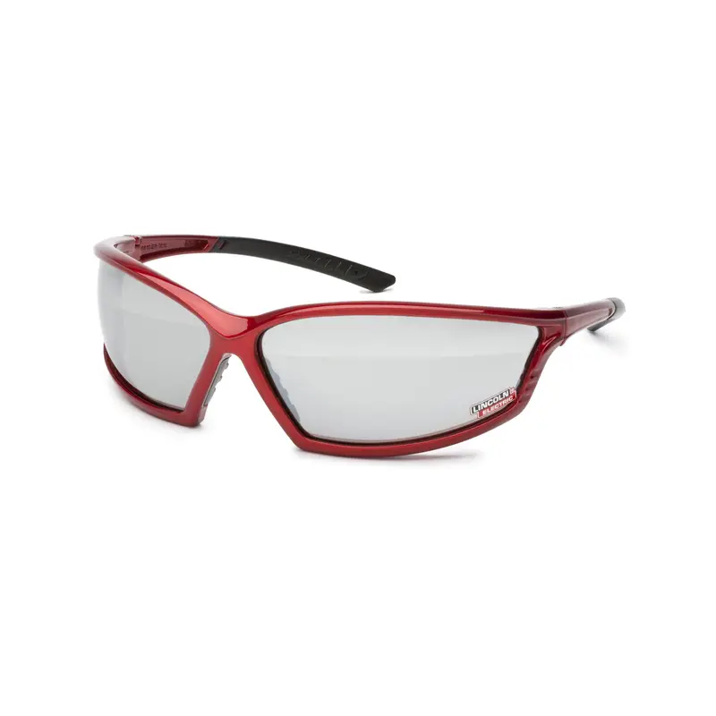 Lincoln I-Beam Red Outdoor Safety Glasses - K2972-1 1