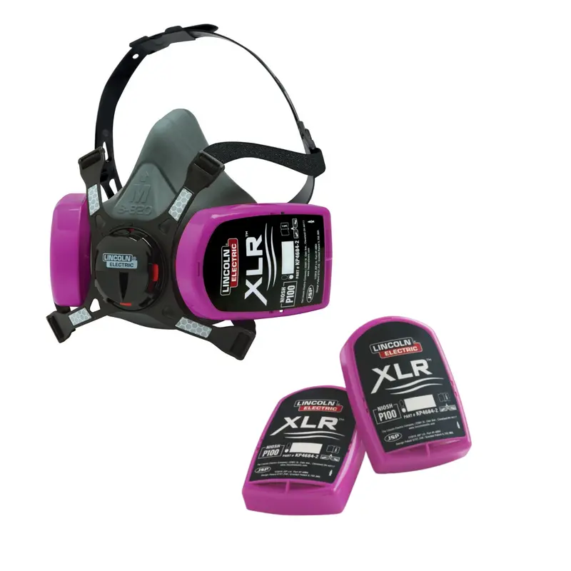 Lincoln Xlr P100 Half Mask Respirator Bundle 1