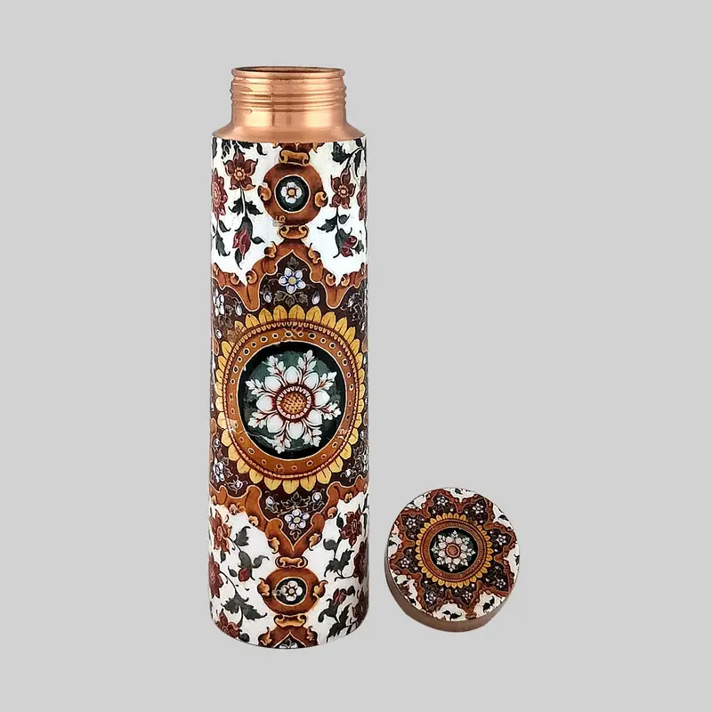 Mandala Copper Bottle 950 Ml 1