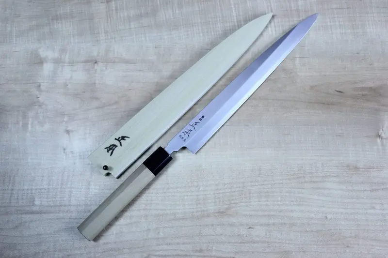 Masamoto Ka Series Hon Kasumi Blue Steel No.2 Yanagiba (240Mm To 330Mm, 4 Sizes) 1