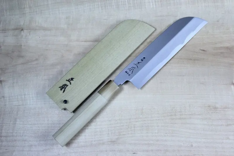 Masamoto Ks Series Hon Kasumi White Steel No.2 Kama Usuba (150Mm To 225Mm, 5 Sizes) 1