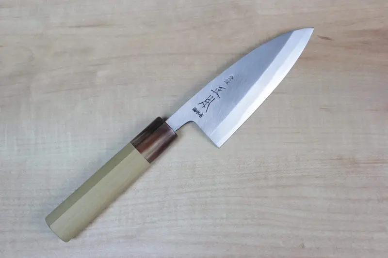 Masamoto Ks Series Hon Kasumi White Steel No.2 Ko-Deba (Small Deba 105Mm To 135Mm, 3 Sizes) 1