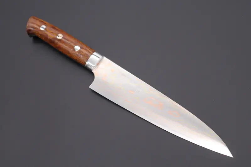 Master Saji Rainbow Damascus Series Gyuto (180Mm To 270Mm, 4 Sizes, Ironwood Handle) 1