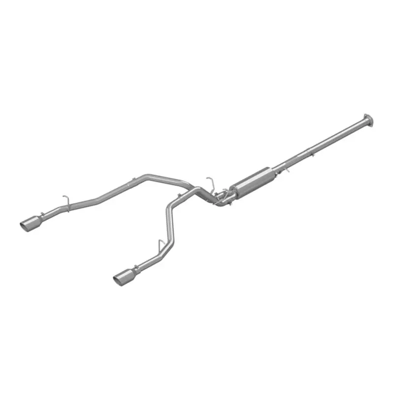 Mbrp Ram 1500 5.7L (Crewcab/Quadcab Only) 2.5In Cat Back Dual Split Rear W/ 4.5In Tip - T409 1