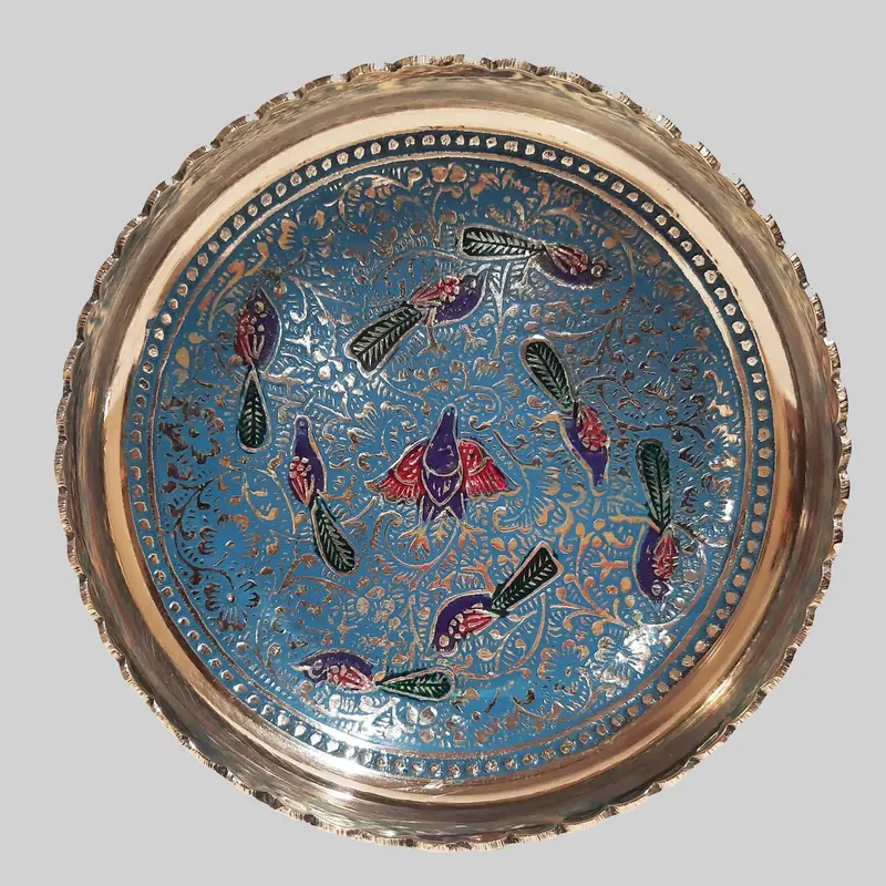 Meenakari Work Tea Coasters 4.5 In 1