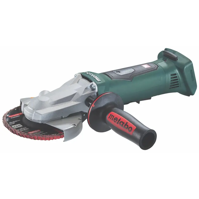 Metabo 18 Ltx 125 5" Cordless Flat Head Angle Grinder - 613070860 1