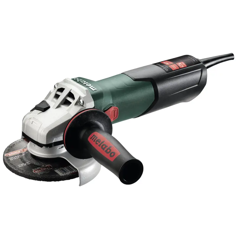 Metabo Wev 11-125 4.5"-5" Variable Speed Angle Grinder W/ Lock-On, 11 Amp - 603625420 1