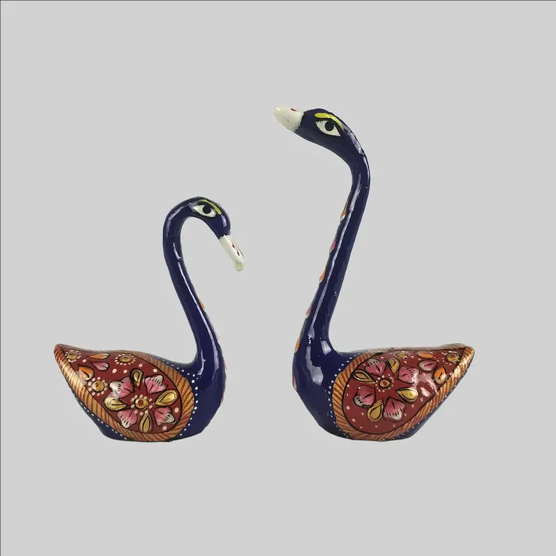 Metal Enamel Duck Pair 4 In X 5 In (S/2) 1