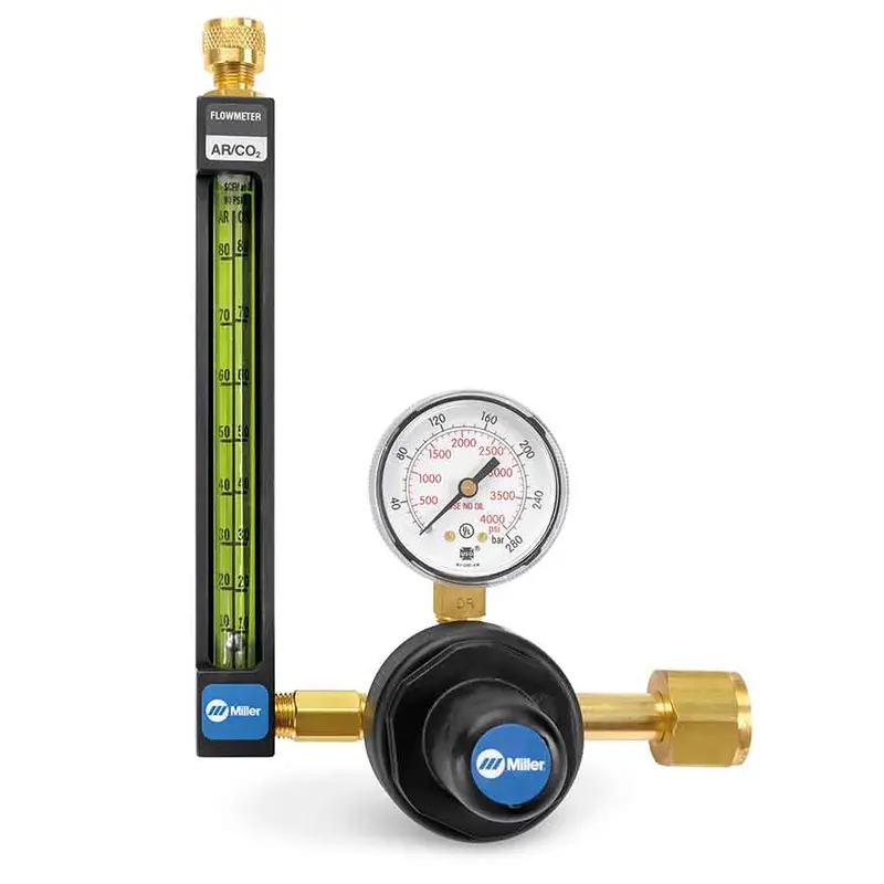 Miller 20 Series Argon/Co2 Flowmeter Reg 80 Psig - 22-80-320 1
