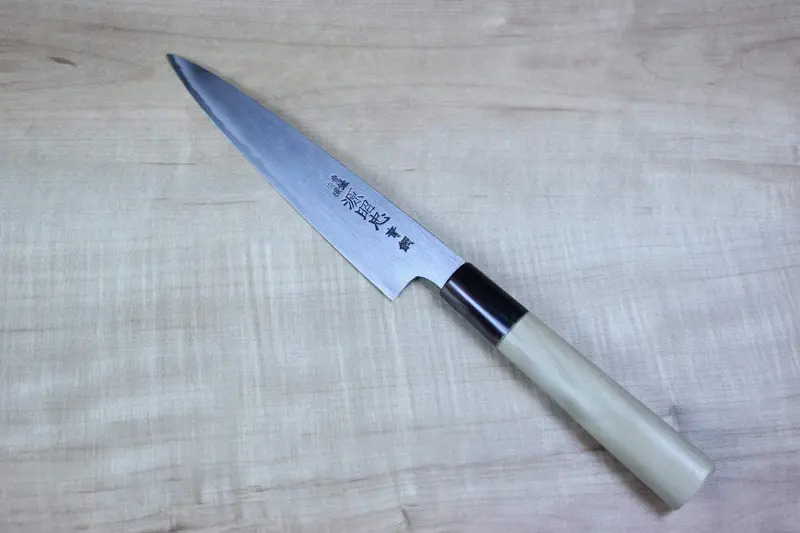 Mizuno Tanrenjo Akitada Hontanren Series Blue Steel No.2 Clad "Gf-Wp" Wa Petty 150Mm(5.9 Inch) 1