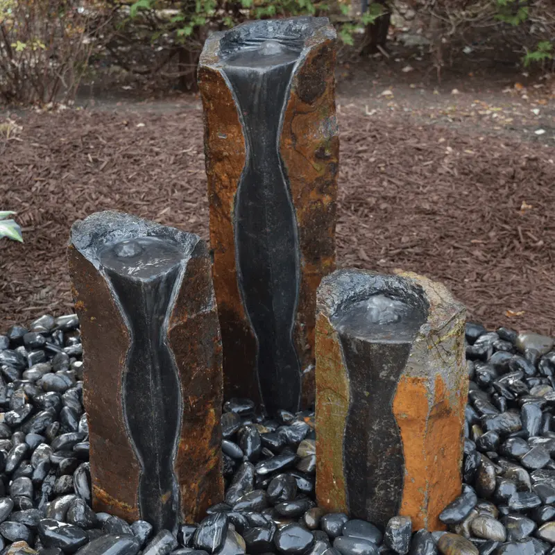 Modern Basalt Fountain Xl Trio Complete Kit 1