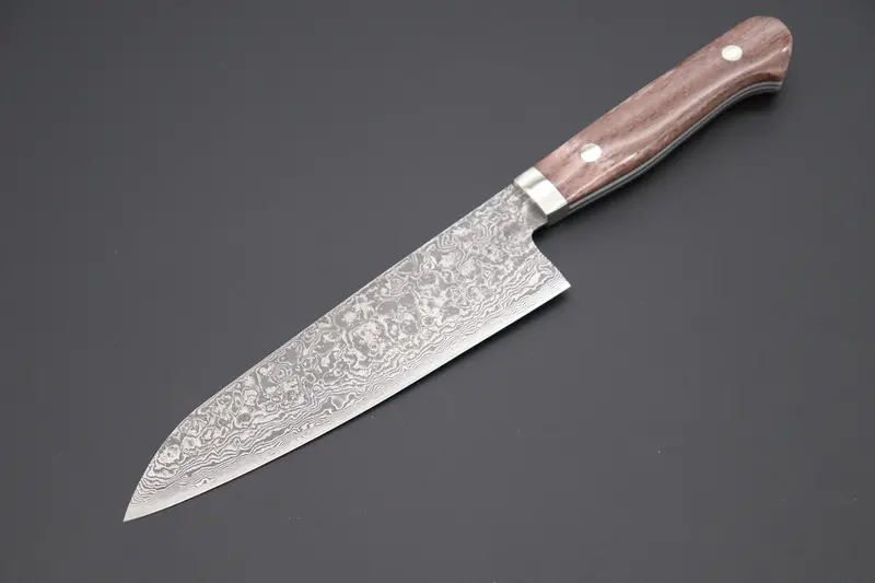 Mr. Itou R-2 Custom Damascus Gyuto 165Mm (Brown Color Camel Bone Handle)(It-138) 1