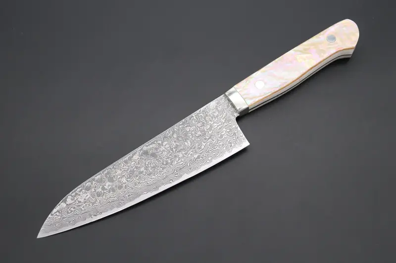 Mr. Itou R-2 Custom Damascus Gyuto 170Mm (6.6 Inch) "White Abalone Handle" (It-233) 1