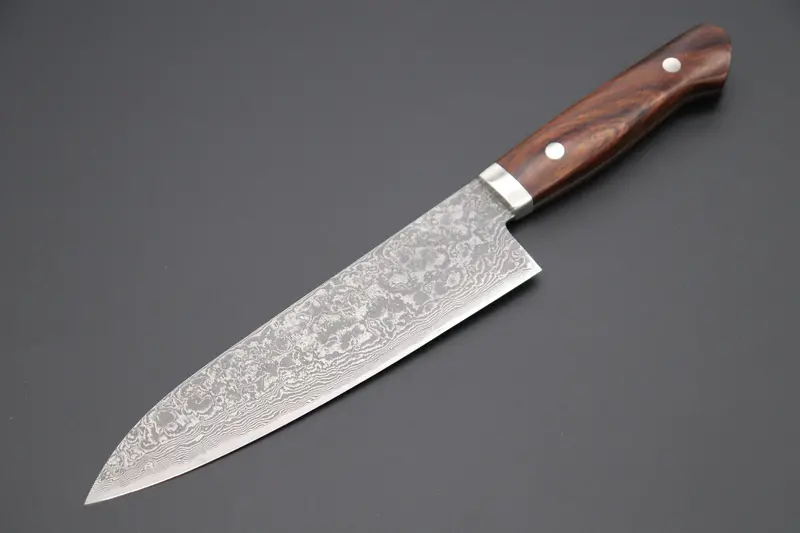 Mr. Itou R-2 Custom Damascus Gyuto 190Mm (7.4 Inch) "Desert Ironwood Handle" (It-824) 1