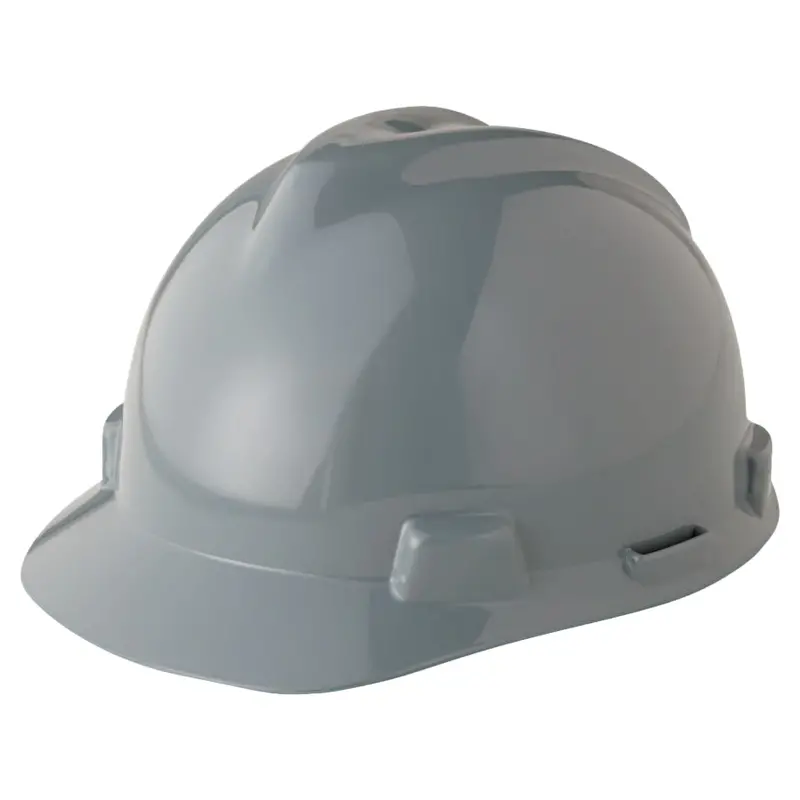 Msa V-Gard Slotted Hard Hat W/ Fas-Trac Suspension - 475364 1