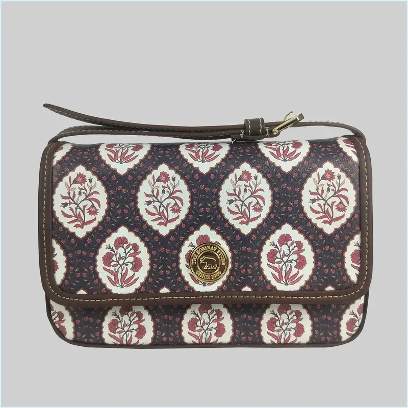Mughal Floral Box Sling Bag 1