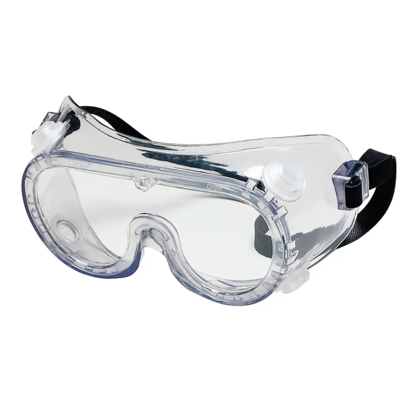 Nasco Protective Goggles, Clear/Clear, Pvc, Chemical Resistant, Indirect Vent - 2230R 1