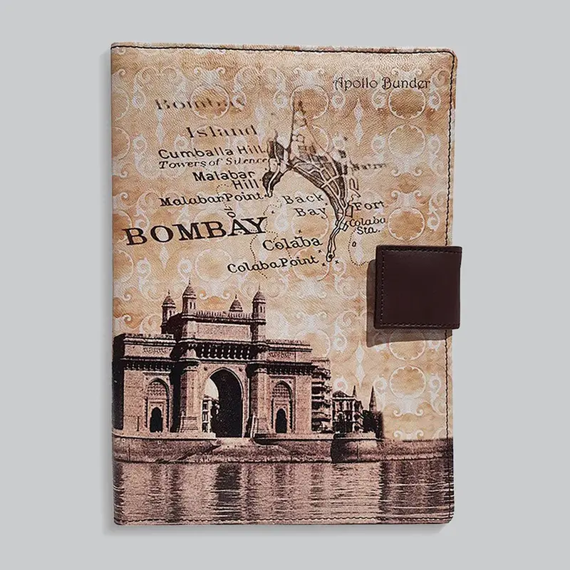 Old Bombay Leather Case With Diary 1