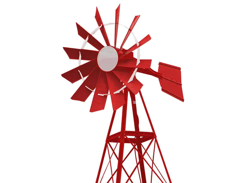 Powder Coated Outdoor Water Solutions 3 Legged Windmill Pond Aerator Kit 1