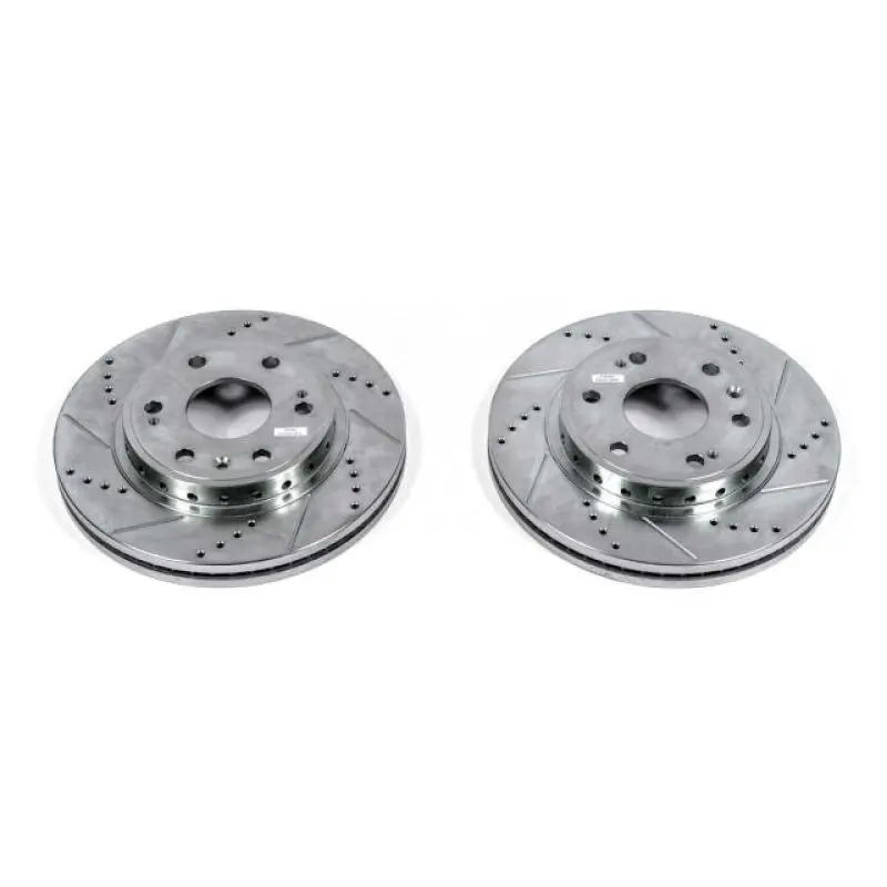Power Stop 08-19 Chevrolet Tahoe Front Evolution Drilled & Slotted Rotors - Pair 1