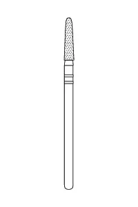 Premier Laboratory Hp Diamonds #X772.10 Round End Taper Coarse Grit Laboratory 1