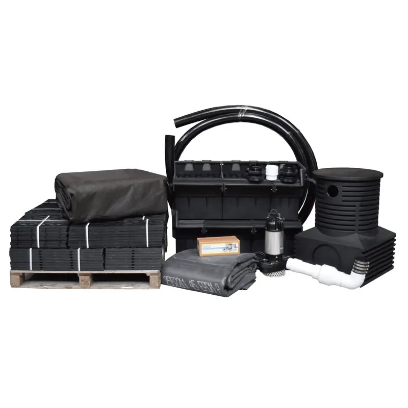 Pro-Series Extra Large Just-A-Falls Kit W/ High Strength Res-Cubes 82" Spillway (30' Stream) 1