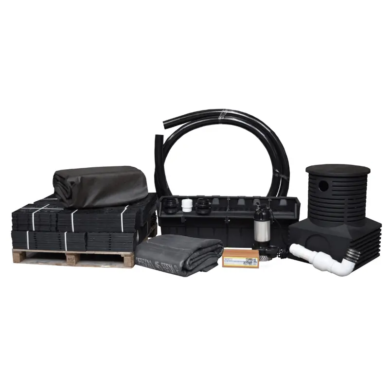 Pro-Series Large Just-A-Falls Kit W/ High Strength Res-Cubes 50" Spillway (18' Stream) 1