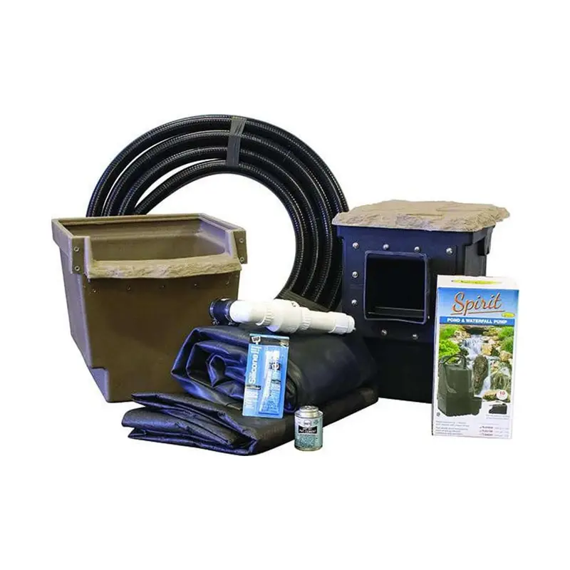 Pro-Series Mini Pond Kit - Complete For 6' X 6' Pond 1